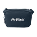 The Citadel Script, Port Authority® Matte Dual-Compartment Crossbody - Navy
