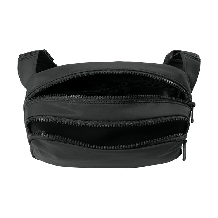 The Citadel Script, Port Authority® Matte Dual-Compartment Crossbody - Black
