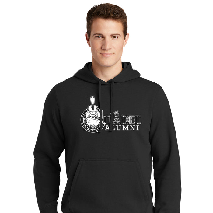 ST254-The Citadel Spike, Alumni, Pullover Hooded Sweatshirt- Black