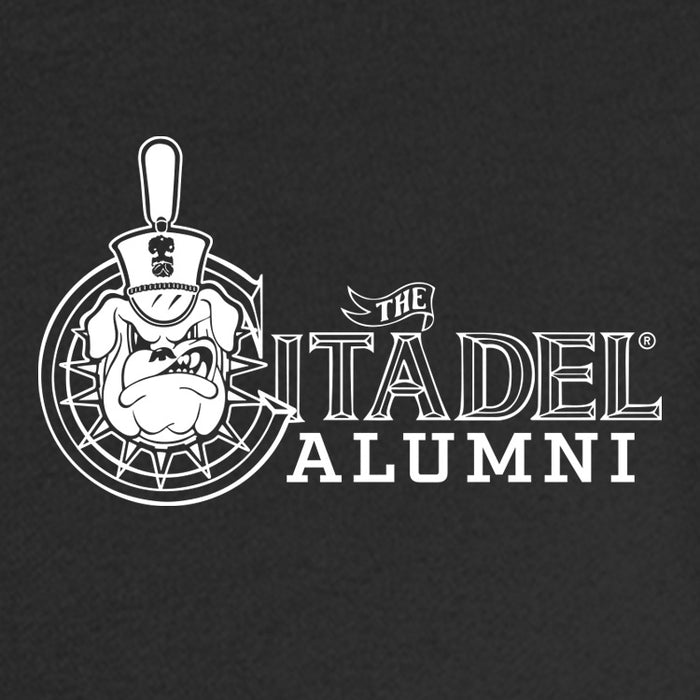 ST254-The Citadel Spike, Alumni, Pullover Hooded Sweatshirt- Black