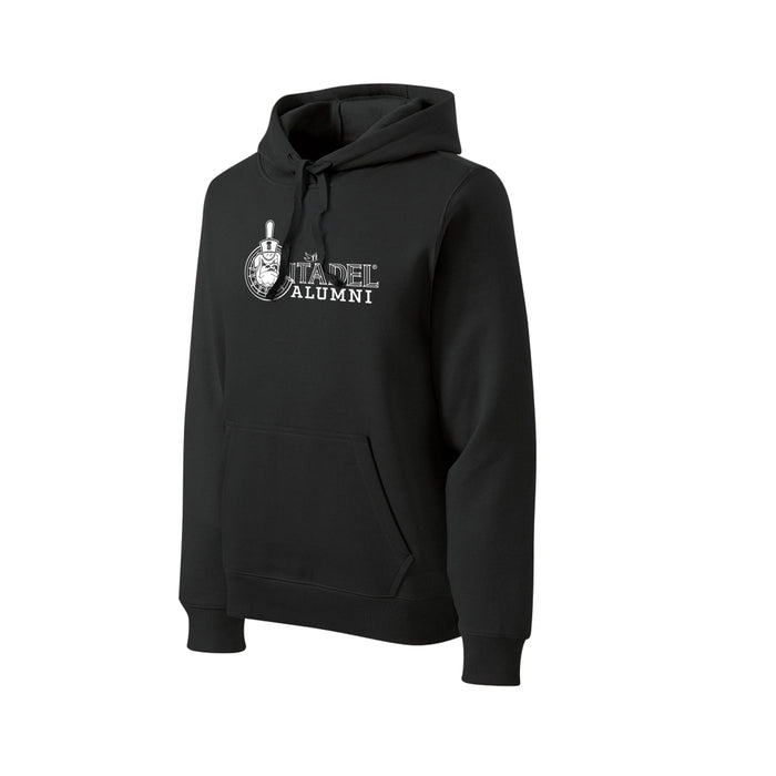 ST254-The Citadel Spike, Alumni, Pullover Hooded Sweatshirt- Black