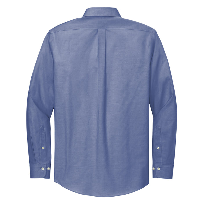 The Citadel, Spike, Brooks Brothers® Wrinkle-Free Stretch Pinpoint Shirt - Cobalt Blue
