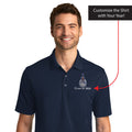 The Citadel, Spike, Customizable (Your Year), UV Micro-Mesh Polo Shirt