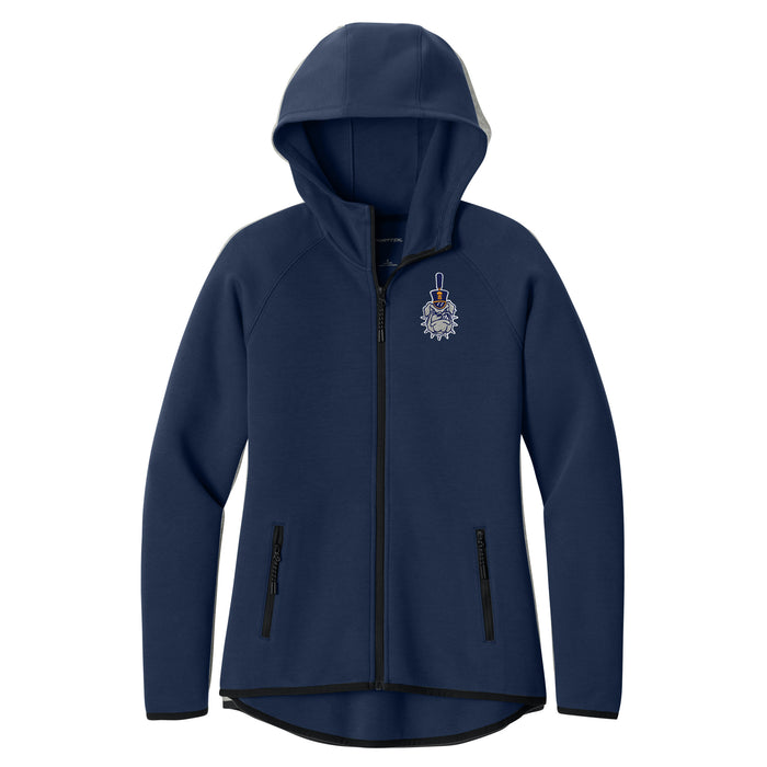 The Citadel, Spike, Embroidered Logo, Women’s Phenom Full-Zip Hoodie - Navy