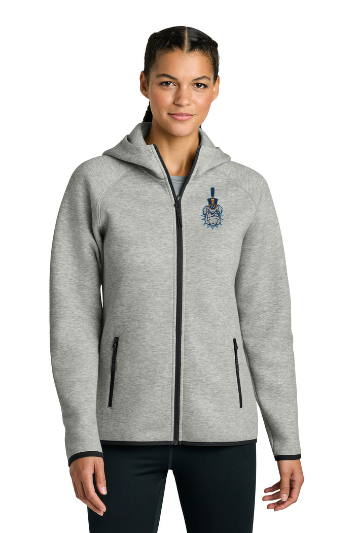 The Citadel, Spike, Embroidered Logo, Women’s Phenom Full-Zip Hoodie - Athletic Heather