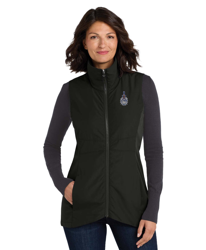 The Citadel, Spike Logo, Ladies Collective Insulated Vest- Black