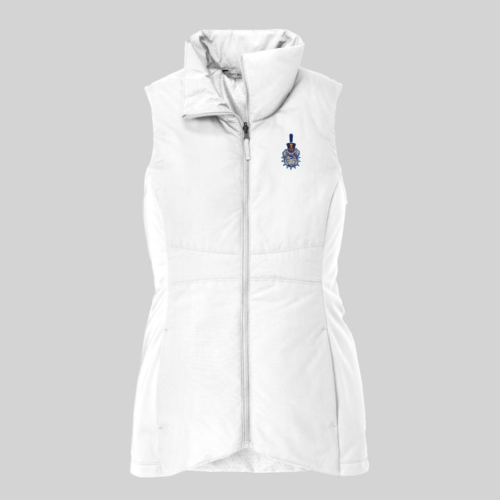 The Citadel, Spike Logo, Ladies Collective Insulated Vest- White