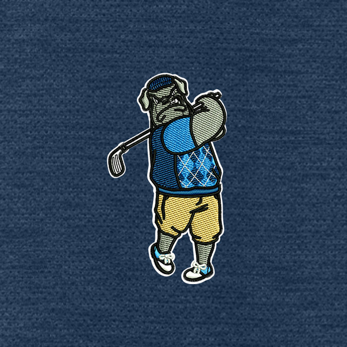 The Citadel, Spike the Golfer, TravisMathew Women’s Onward Polo- Navy Heather