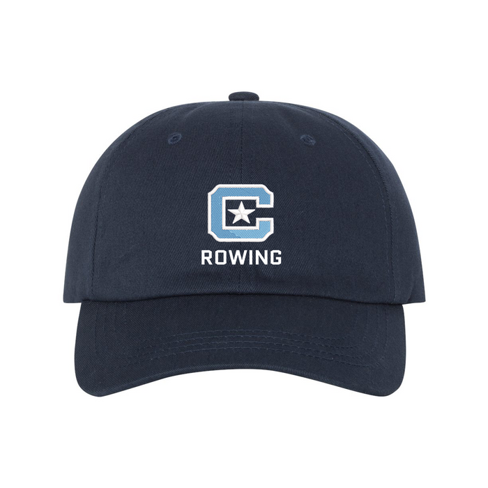 The Citadel,Club Sports, Rowing, C Star, Yupoong Adult Low-Profile Cotton Twill Dad Cap - Navy