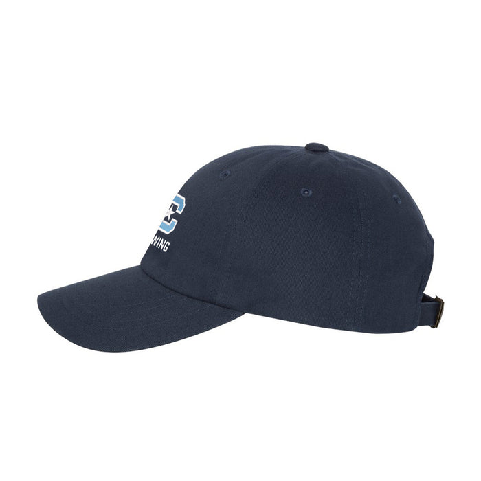 The Citadel,Club Sports, Rowing, C Star, Yupoong Adult Low-Profile Cotton Twill Dad Cap - Navy