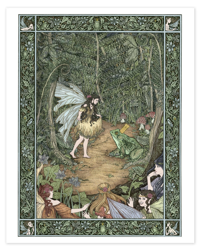 The Fairy and the Frog Illustration