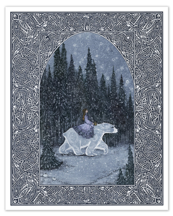 The Princess and the White Bear King Illustration