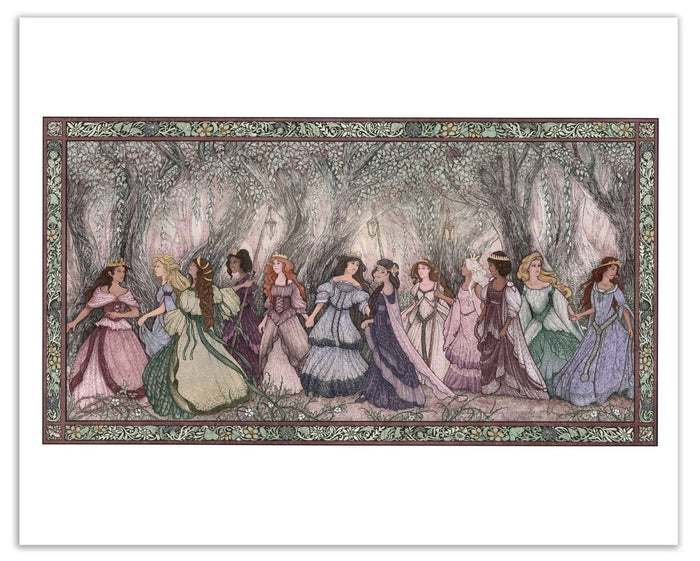 The Twelve Dancing Princesses Illustration