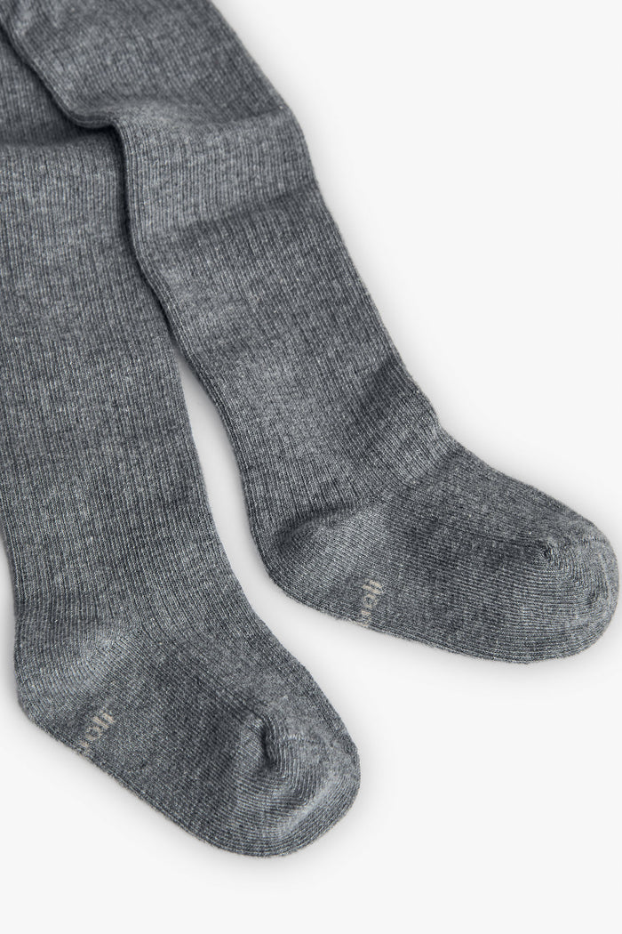 Tights Ribbed Grey