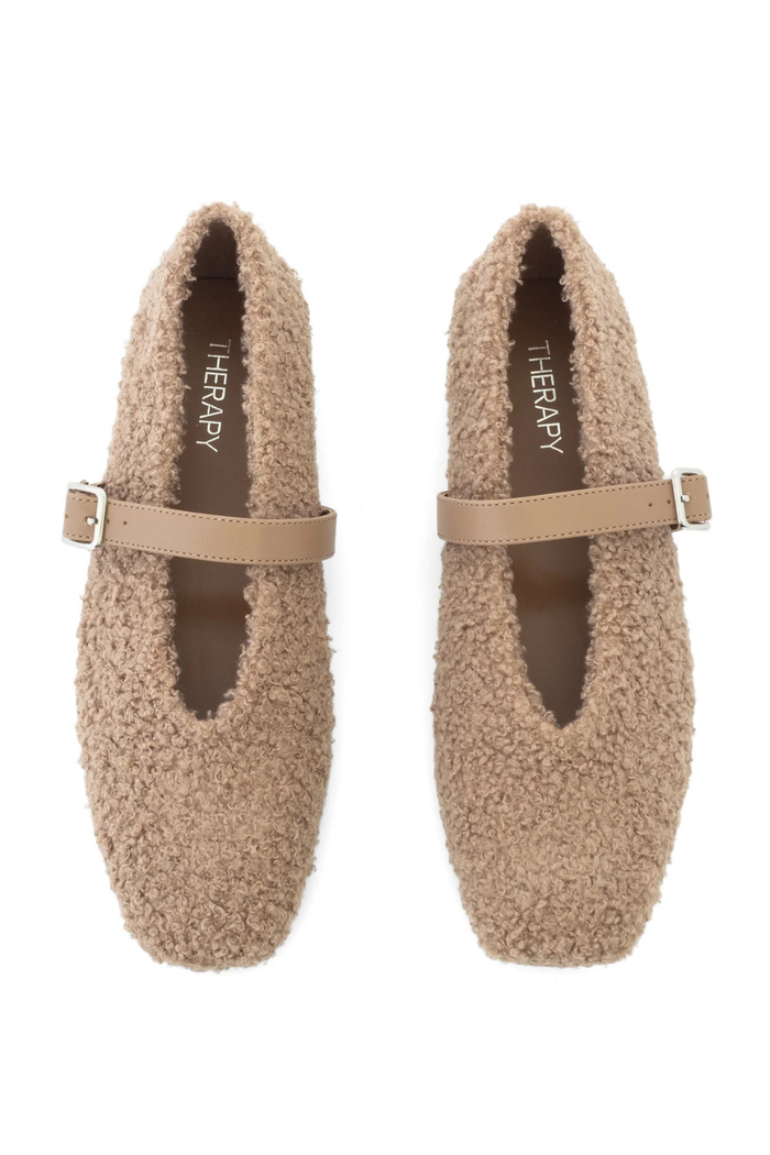 Tilt Teddy Ballet Flats - Mocha