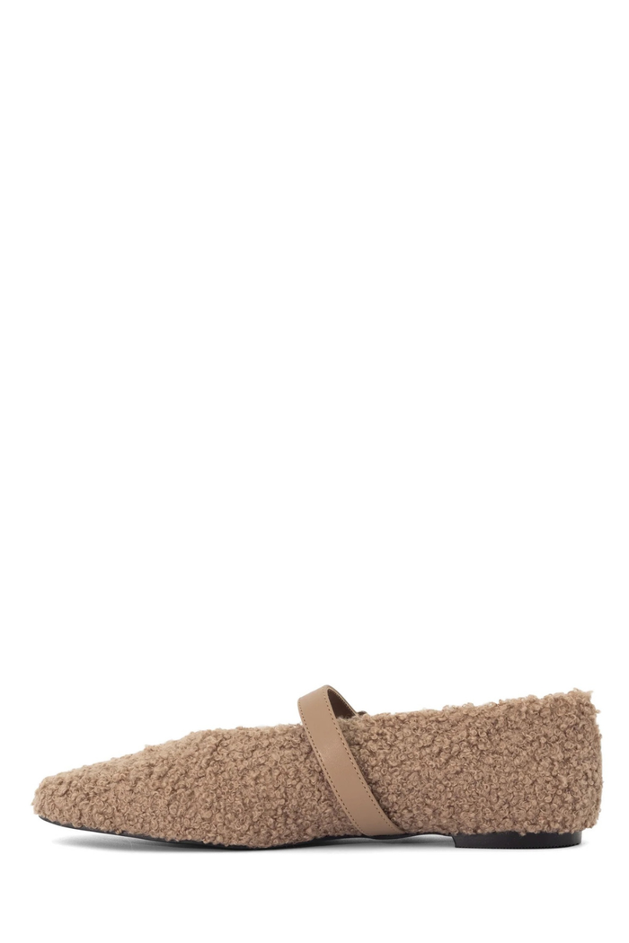 Tilt Teddy Ballet Flats - Mocha