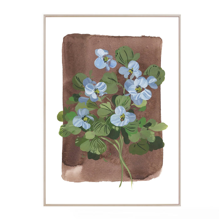 Floral fine art print featuring a reproduction of an original watercolor painting by Michigan artist Kelly Ventura.