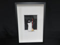 "Trash Can with Broom" Shadowbox Art
