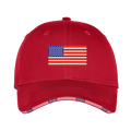 The Citadel, Citadel Club, Summerville, Port Authority® Americana Flag Sandwich Cap - Red