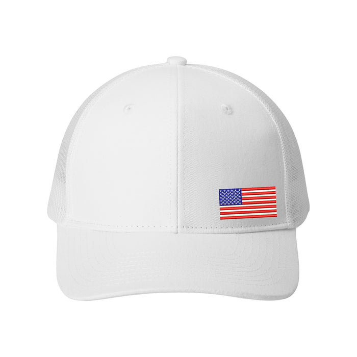 U.S. Port Authority® Snapback Trucker Cap - White
