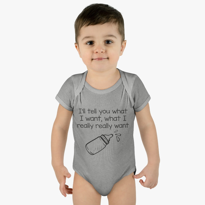 What I Really Want Infant Onesie