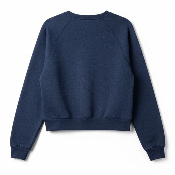 Women's small Where Im From Game Day crop sweatshirt with a cozy fit, featuring a stylish design and logo on the front.