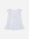 White Embroidered Cotton Dress
