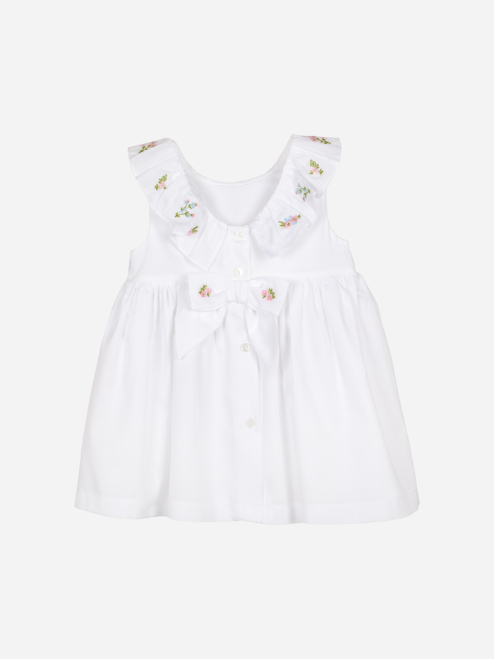 White Satin Dress