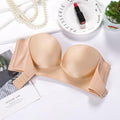 Push-Up Bra Padded Invisible Strapless Cup - MY STORE LIVING
