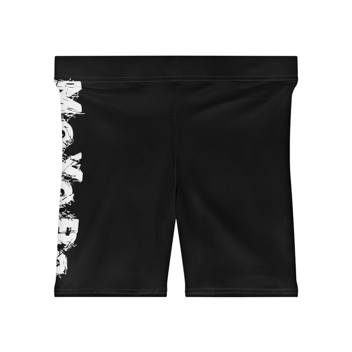 Women's Black Biker Shorts