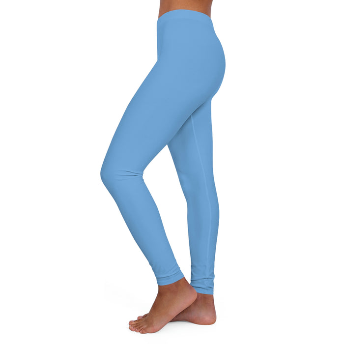 Women's Light Blue Spandex Leggings