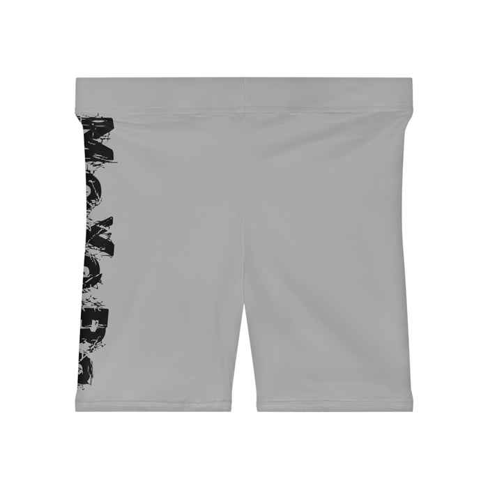 Women's Light Gray Biker Shorts