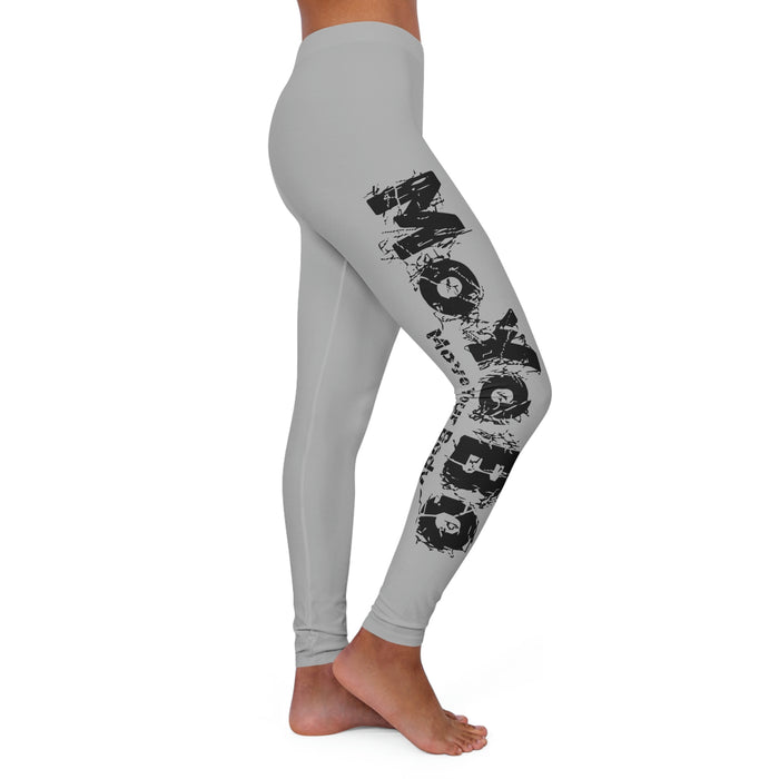 Women's Light Grey Spandex Leggings