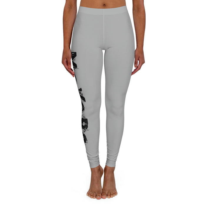 Women's Light Grey Spandex Leggings