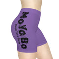 Women's Light Purple Biker Shorts