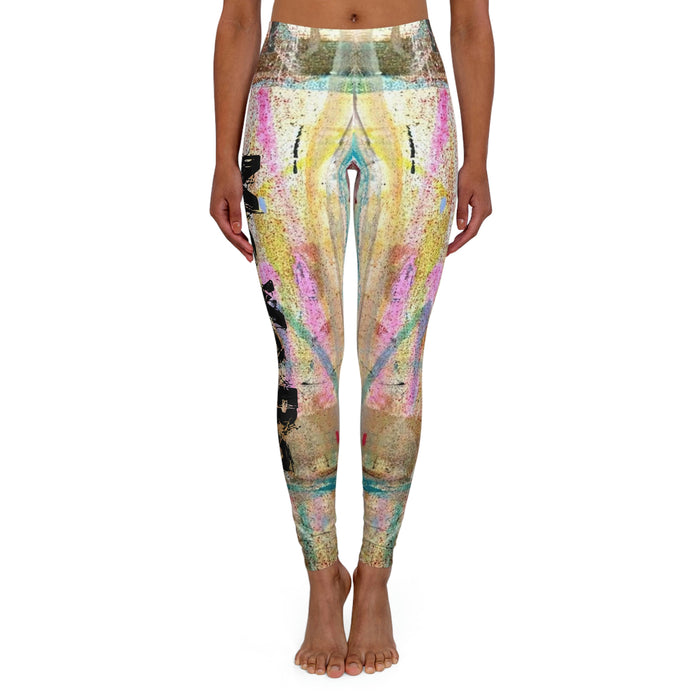 Women's Oil Paint Art Spandex Leggings