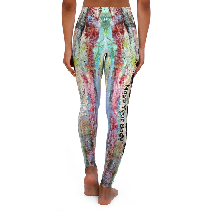 Women's Oil Paint Art Spandex Leggings