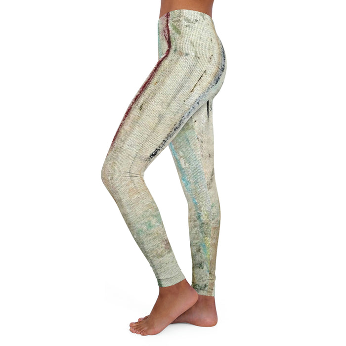 Women's Oil Paint Art Spandex Leggings