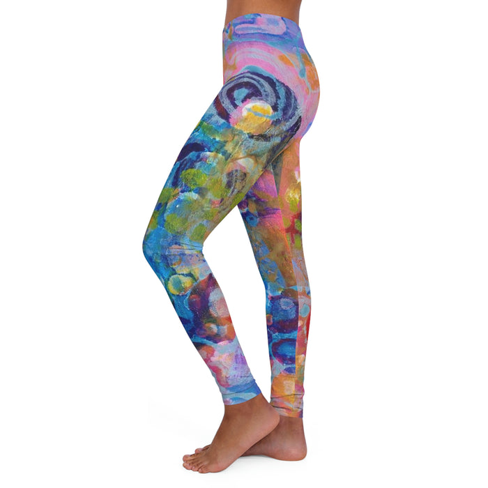 Women's Oil Paint Art Spandex Leggings