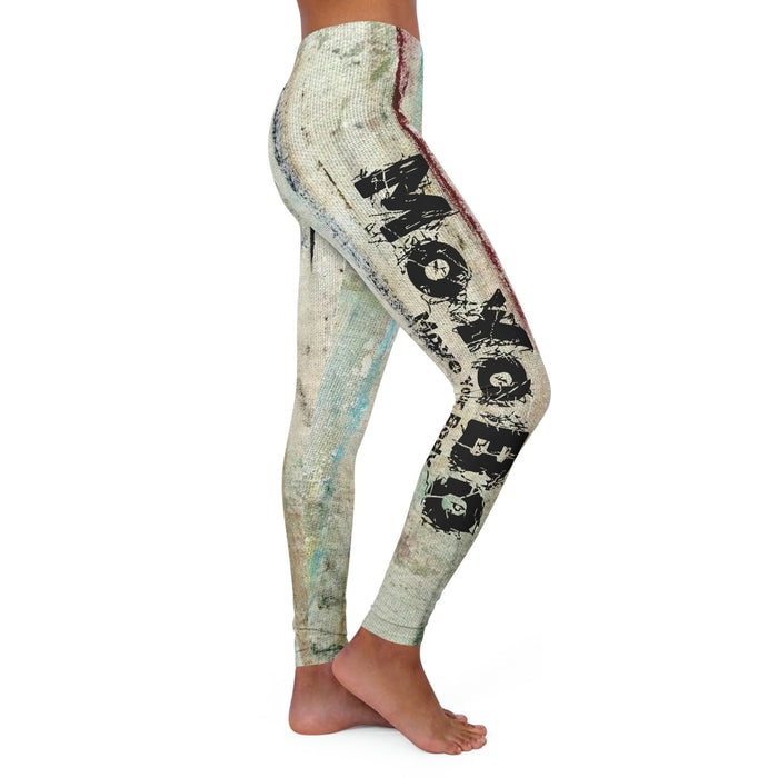 Women's Oil Paint Art Spandex Leggings