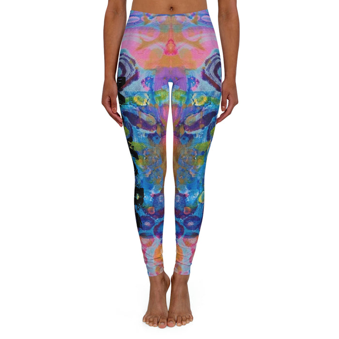 Women's Oil Paint Art Spandex Leggings