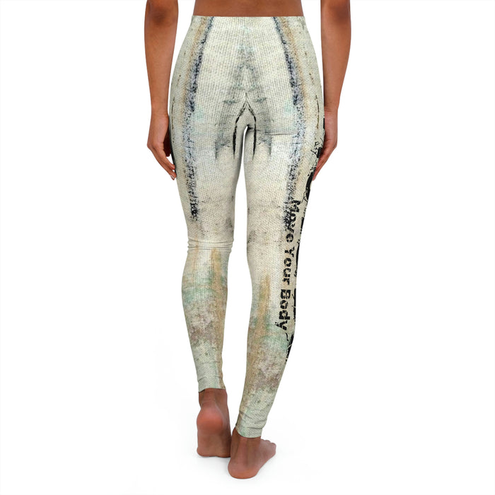 Women's Oil Paint Art Spandex Leggings