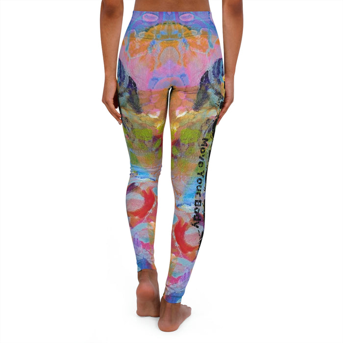 Women's Oil Paint Art Spandex Leggings