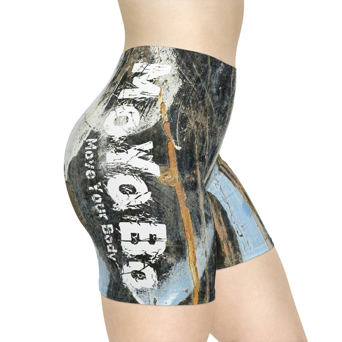 Women's Oil Paint Biker Shorts