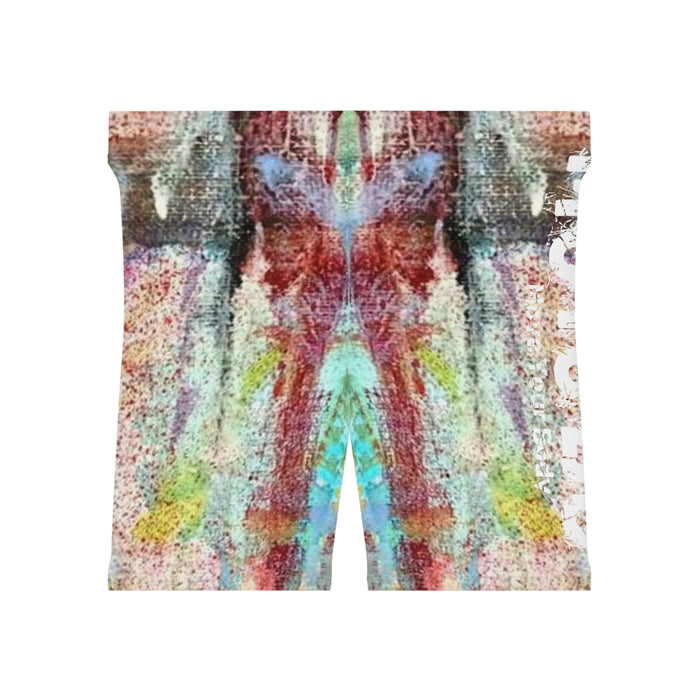 Women's Oil Paint Biker Shorts