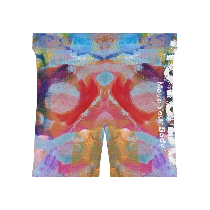 Women's Oil Paint Biker Shorts