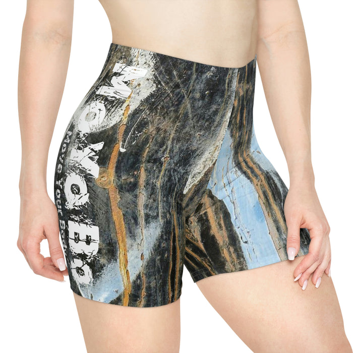 Women's Oil Paint Biker Shorts