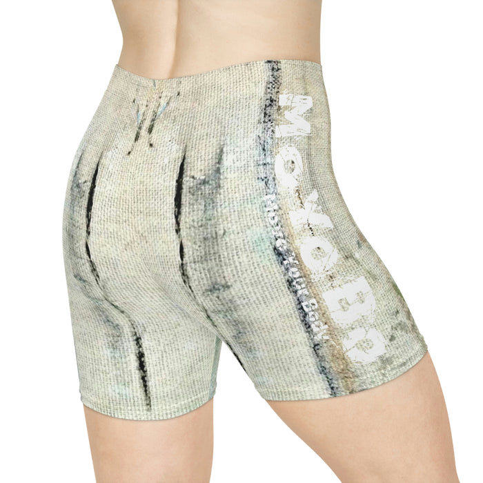 Women's Oil Paint Biker Shorts