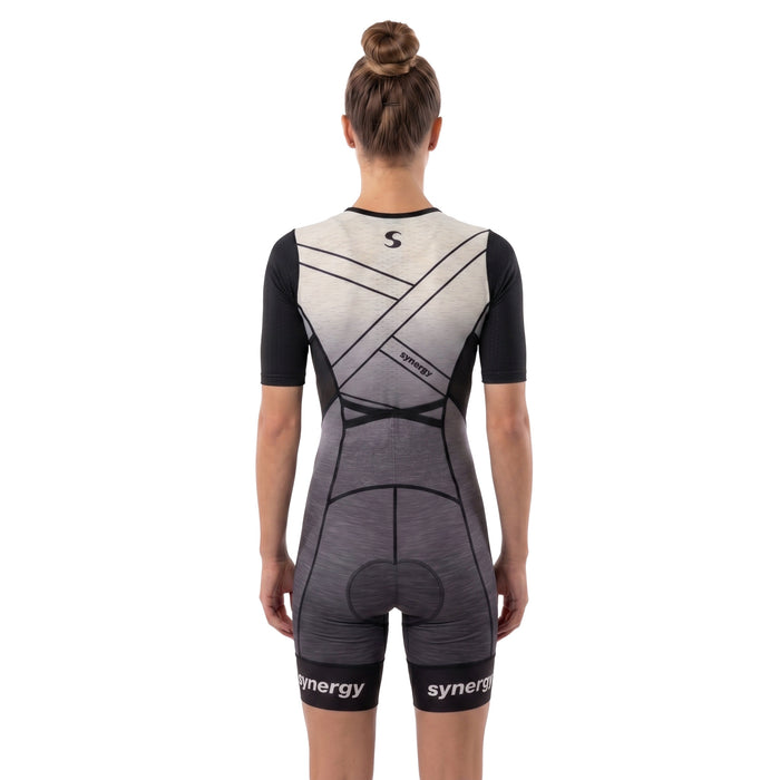 Women's Pro Short Sleeve Tri Suit - Eclipse Mist 02