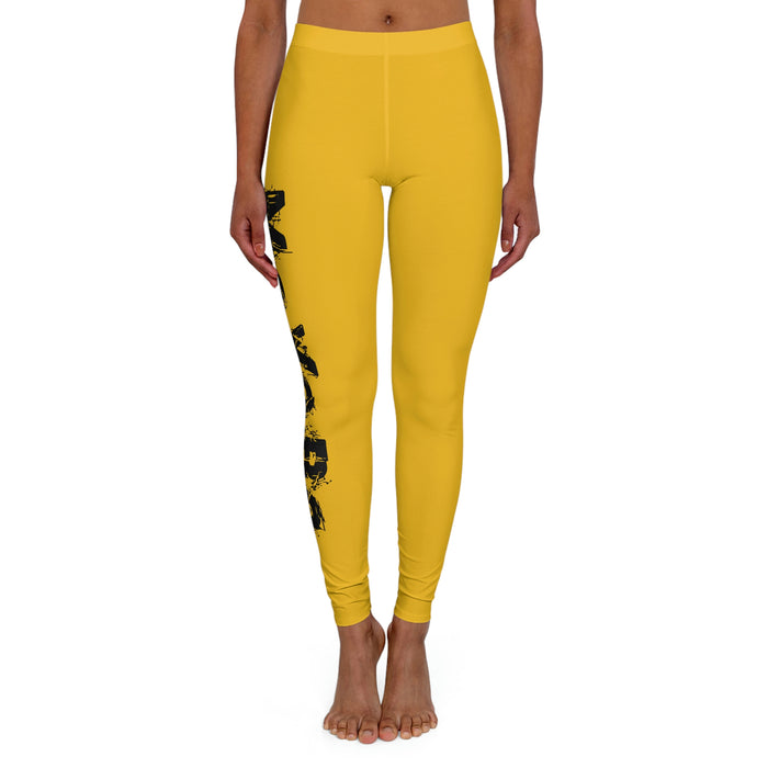 Women's Yellow Spandex Leggings